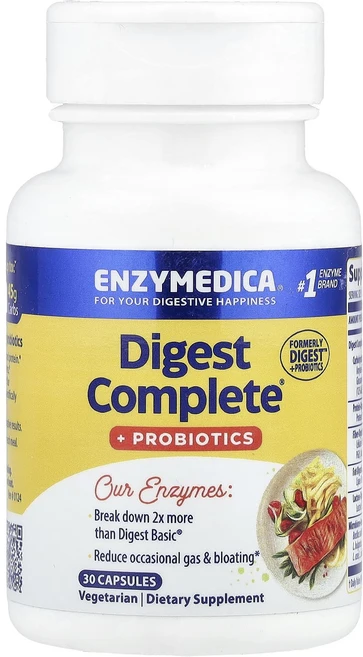 몸관리하세요 겨울입니다 Enzymedica Digest Complete® + 프로바이오틱 캡슐 30정 특별관리진행, EnzymedicaDigestComplete프로바이오틱, 1개 - 쿠팡