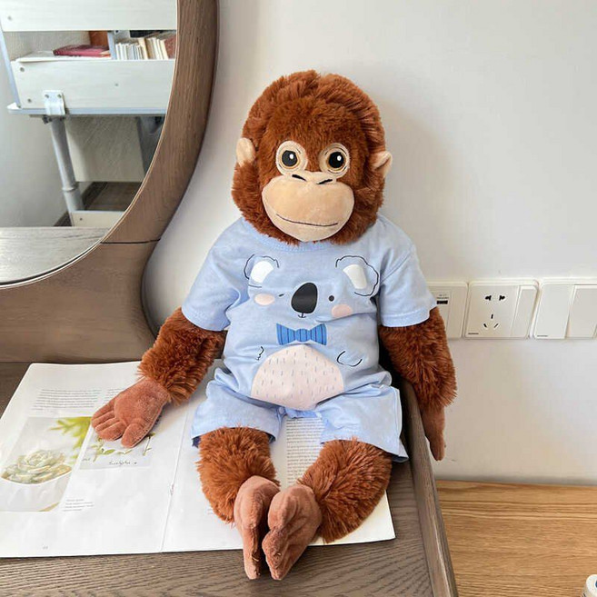 원숭이인형옷 오랑우탄인형 오랑이 고숭이 우탄이인형, 66cm (인형별도)