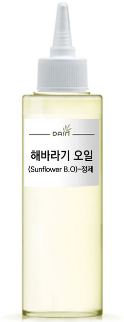 해바라기 오일(Sunflower Oil) - 정제 / 냉압착(비누/화장품 재료), 100ml, 1개