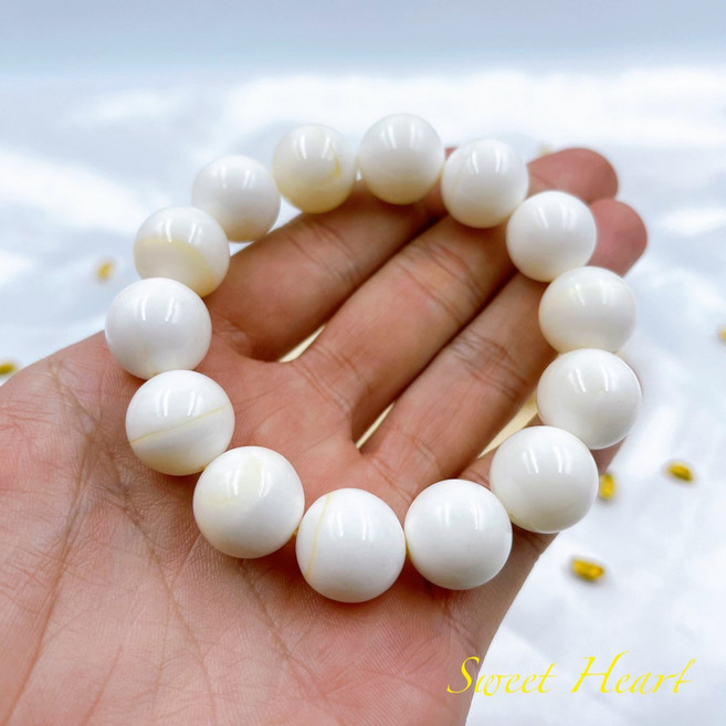 Sweet Heart 田芯開運精選 硨磲手珠 霸氣款 無優化 16mm 佛教聖物