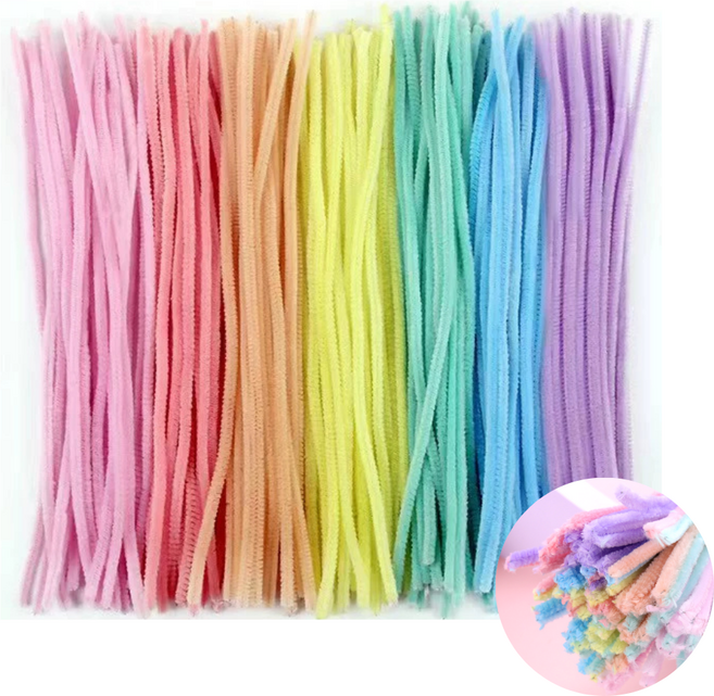 쟈드아가트 모루철사 공예용 털철사 DIY 데코 재료 300개, 1개