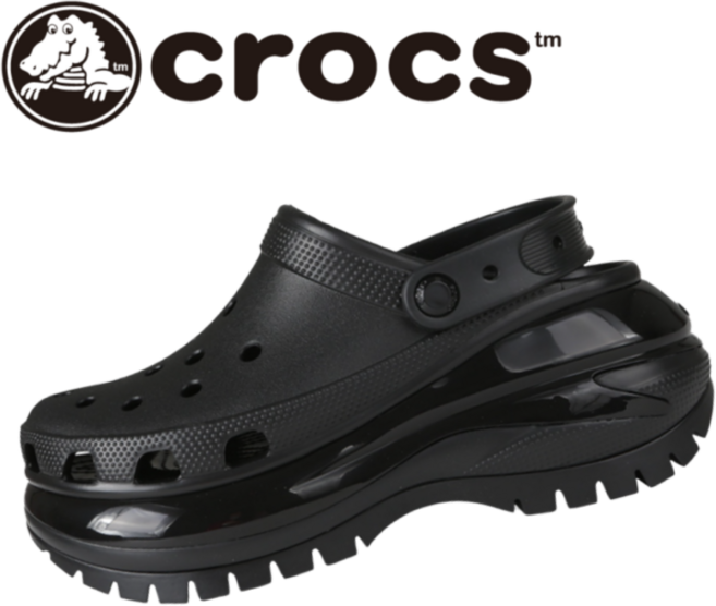 [매장정품] 크록스 플랫폼 메가 크러쉬 여성 굽높은 클로그 샌들