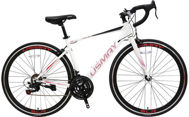 SPORTONE U9 SP 700C彎把21速公路車搭載安全副煞把設計 專為入門練騎而生的男女學生公路跑車首選, 白色, 1個