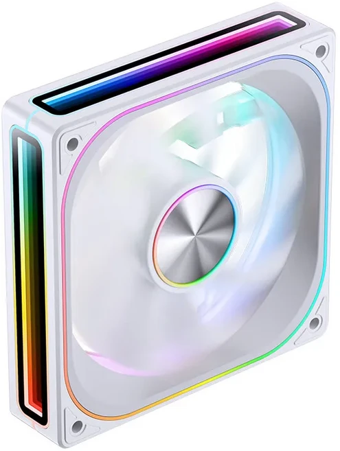 Jonsbo ZA-120/240/360 케이스 선풍기 360 멀티 사이드 천층 미러 PWM 냉각 ZA-120BR 에어 쿨러 팬 5V 3PI, 09 ZA-120W, 01 기타, 01 A-RGB