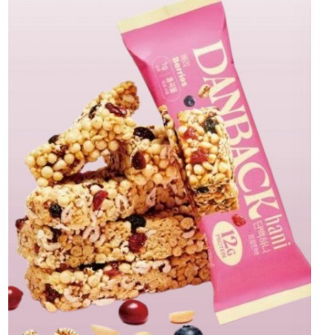 단백하니 프로틴바 베리, 1개, 33g