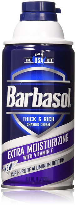 바바솔 Barbasol 비타민E 함유 엑스트라 보습 쉐이빙크림, 2개, 283g