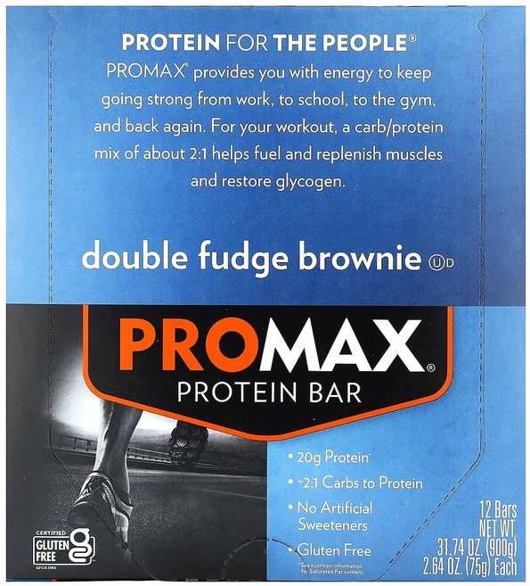 지금 곧 품절됩니다 NuGo Nutrition ProMax 단백질 바 더블 퍼지 브라우니 12개입 개당 75g(2.64oz) 서둘러주시면 감사하겠습니다, NuGoNutritionProMax단백질바더블퍼지브라우, 75g - 쿠팡