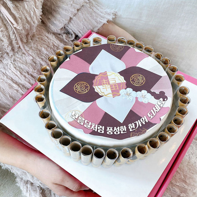 모두의케이크 추석 어버이날 엄마 아빠 생일선물 부모님 선물 추석선물 설선물 스페셜, 1.스페셜 버터파운드 블루보자기, 1개