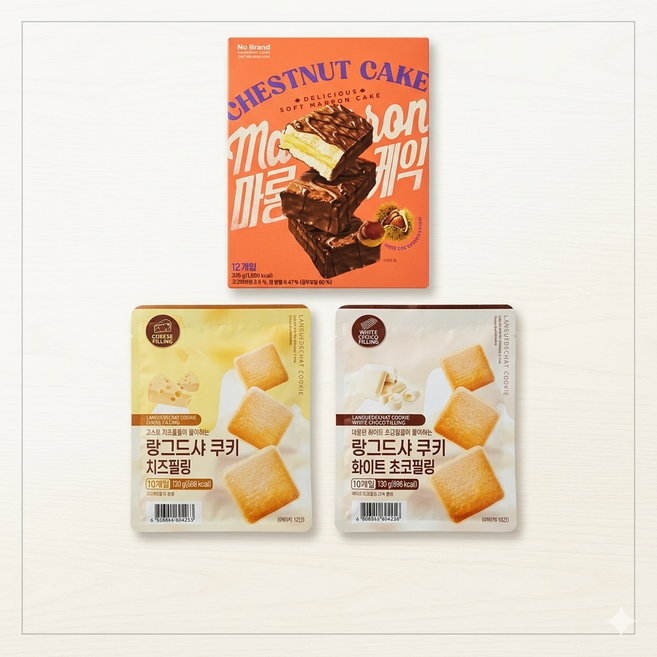 랑그드샤 마롱케익, 1개, 32g