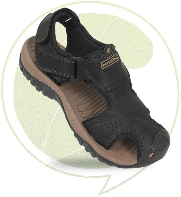 [에코로바] 가죽 고탄성 액티비티 남성 아웃도어 트레킹 오토바이 샌들 ER0800