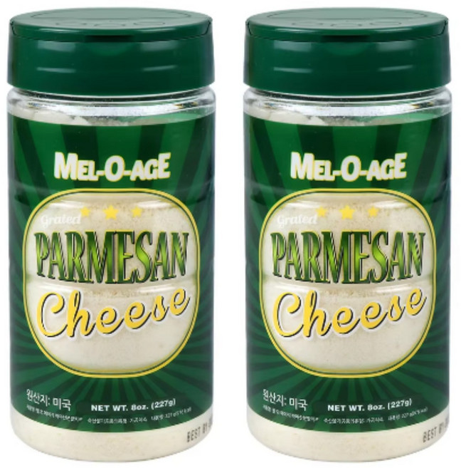멜오에이지 파마산 분말치즈, 227g, 2개