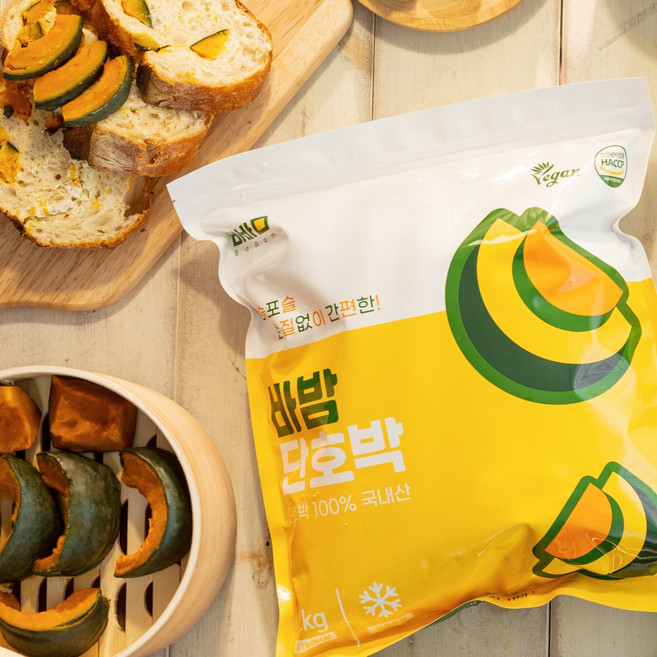 [바밤] 프리미엄 국산 단호박, 2kg, 1개