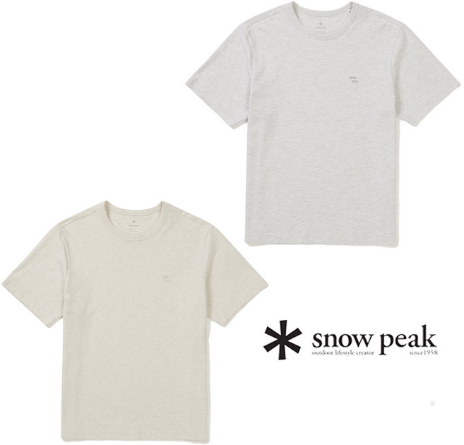 [AK수원점] [스노우피크] 멜란지 반팔 티셔츠 S25MUFTS50