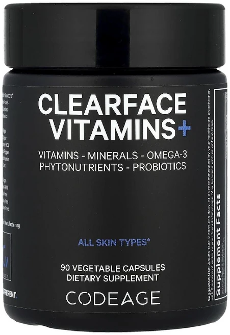 코드에이지 클리어 페이스 비타민 Vitamins Phytonutrients 90정, 1개 - 쿠팡