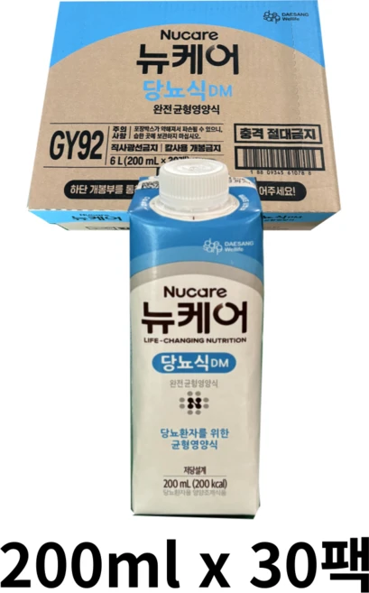 뉴케어 당뇨식 DM, 200ml, 30개 - 쿠팡