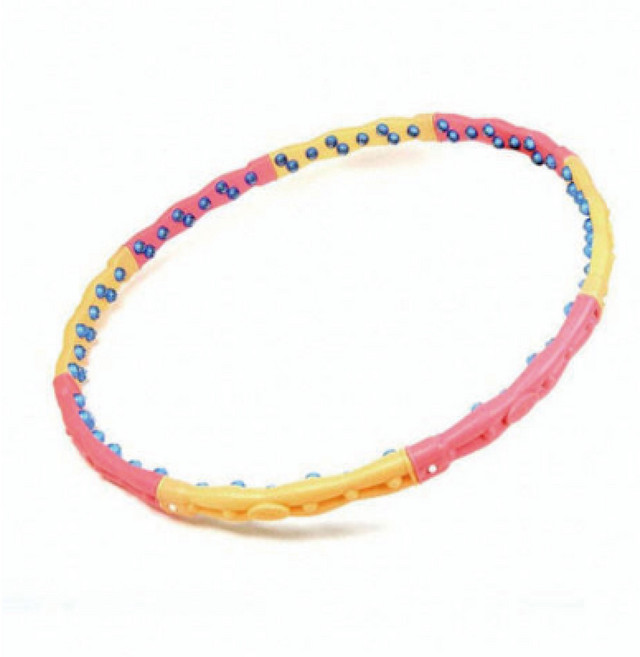 뱃살빼는 돌기 훌라후프 지압 훌라우프 훌라이프 훌라후프다이어트 2.3kg, 1개