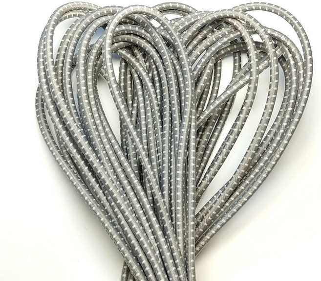 고무줄 텐트고무줄 굵은고무줄 탄성끈 탄성고무줄 폴대고무줄, 약2mm0720회색(1개당=4미터)