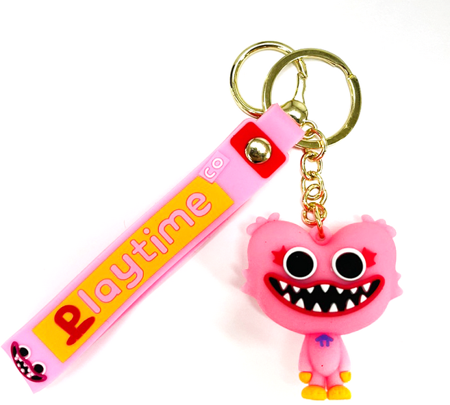 블루 핑크 괴물 굿즈 뽁뽁이 푸쉬팝 팝잇 가방 열쇠고리, 1개, 피규어키링(핑크괴물)