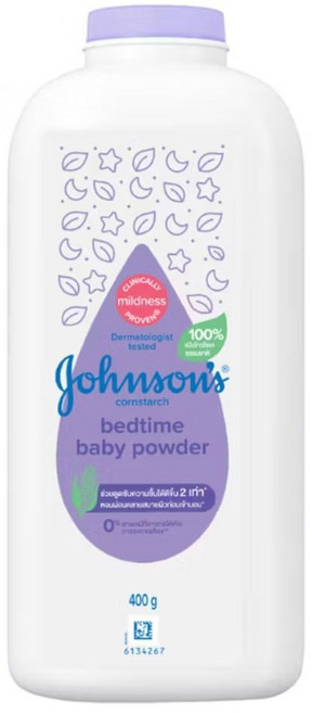 Johnson's 嬌生 嬰兒爽身粉 痱子粉, 400g, 1瓶