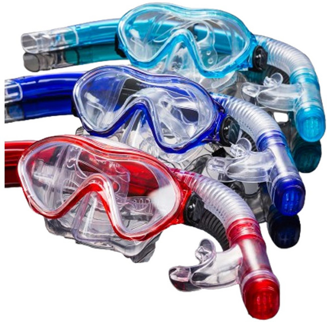 비앤드 BN-605 아동 스노쿨링 마스크 세트, bn605 아쿠아