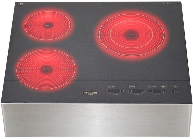 3구 전기레인지 하이라이트 자가설치/빌트인/15CM 스텐드, 3구하이라이트+스텐드15CM