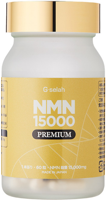 지셀라 프리미엄 일본 NMN 15000 60캡슐 엔엠엔 영양제 니코틴아미드 nad+ 60캡슐 1개, 60정