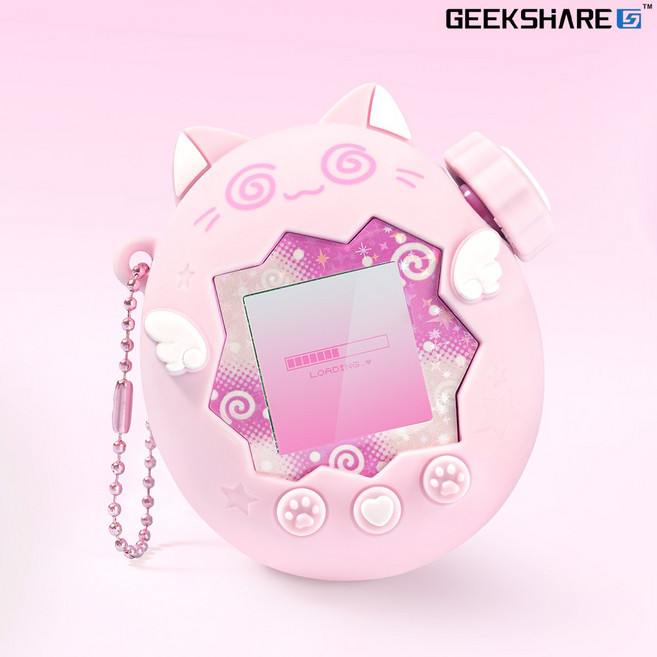 다마고치 파라다이스 케이스 핑글냥 세트 긱쉐어, 핑크