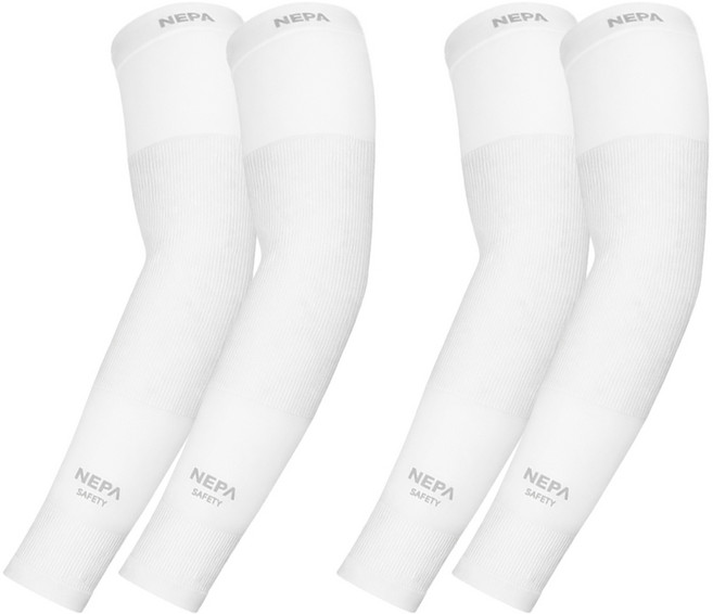 네파 safety 쿨토시 더블레이어 팔토시, 화이트2p+화이트p, 1세트