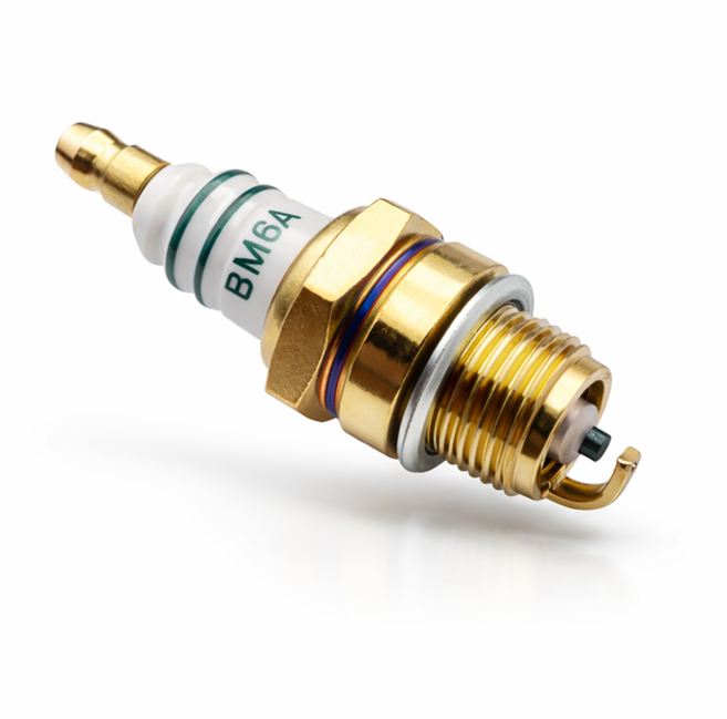 BM6A 점화플러그 2행정 소형 엔진용 예초기 체인톱 발전기 호환, 1개