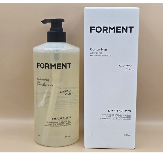 포맨트 시그니처 퍼퓸 아크네 바디워시 코튼허그, 1L, 1개