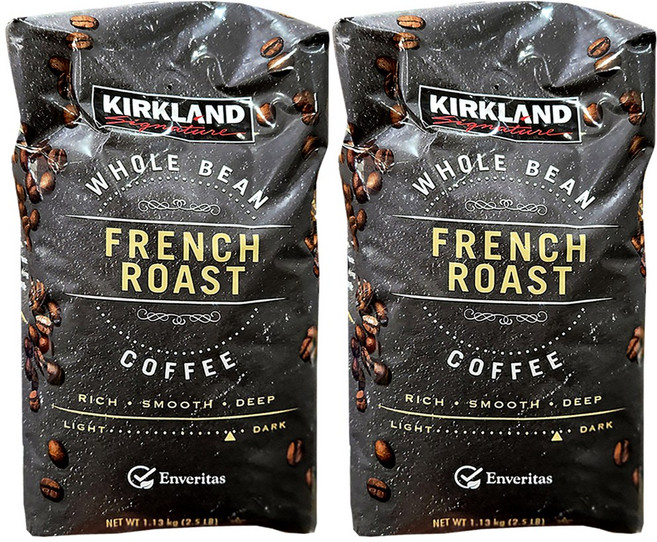 커클랜드 프렌치로스트 원두커피, 1.13kg, 2개