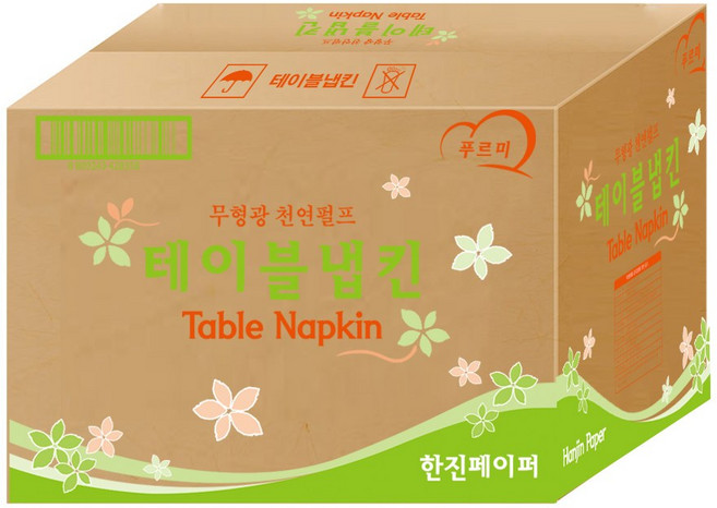 푸르미 무형광 천연펄프 테이블냅킨, 4800개입, 1개