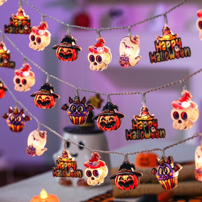 NEW 2025신상 할로윈 장식 조명 LED 파티용 줄전구 -HWD563, 1개, 옵션1#