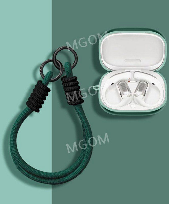 호환 오픈핏 프로 케이스 샥즈 SHOKZ OpenFit Pro 보호 커버 블루투스 이어폰, OpenFit Pro(2026), 그린+스트랩