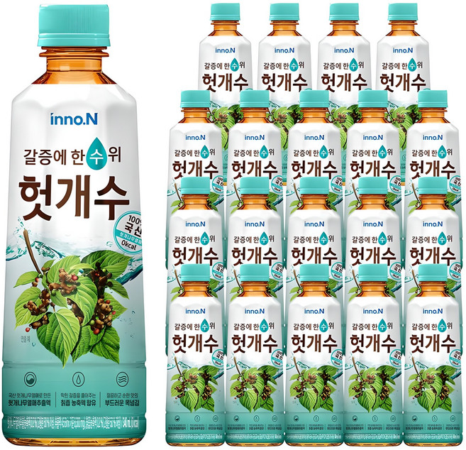 innoN 갈증에 한 수 위 헛개수, 340ml, 20개