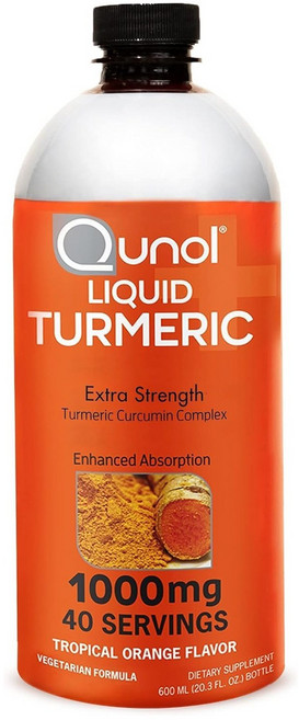 퀴놀 터메릭 엑스트라 스트렝스 1000mg 트로피컬 오렌지 플레이버, 600ml, 1개