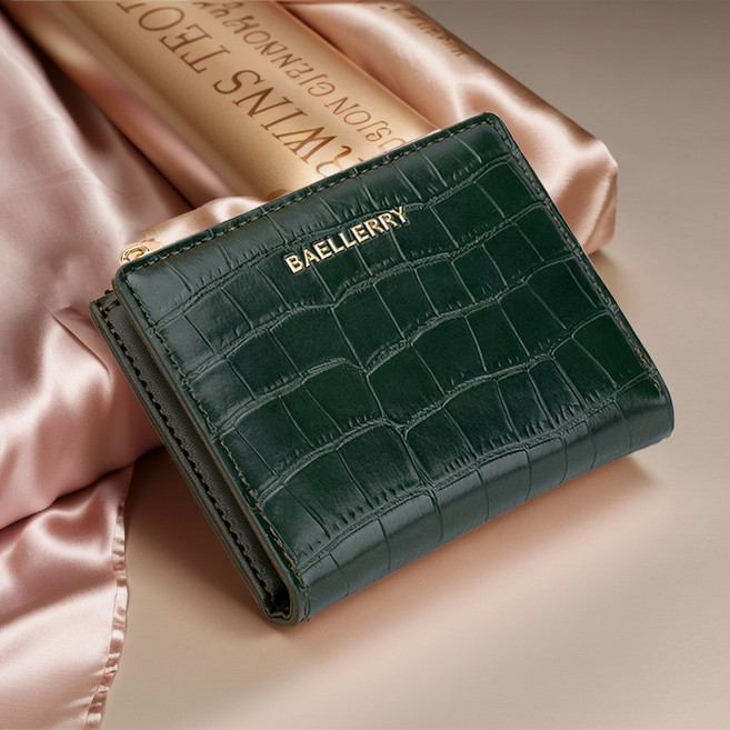 초경량 샤샤벨 프리미엄 크로커 2단 여성 반지갑 학생 카드지갑 지갑