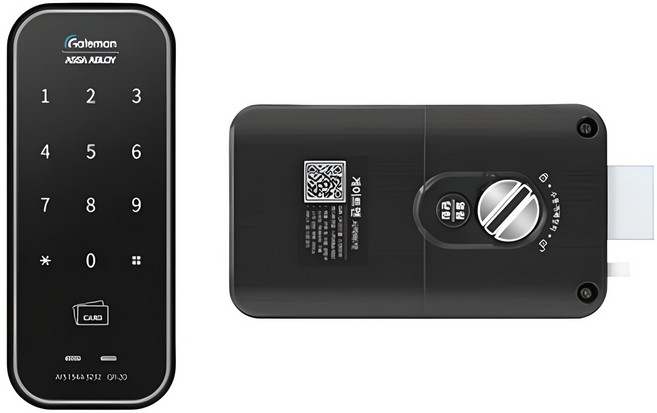 게이트맨 1초잠김 보조키 손잡이 없음 도어락, GR-20, 방문설치