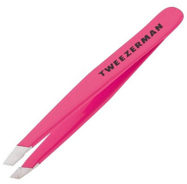 트위저맨 미니 슬랜트 트위저 족집게, 네온핑크, 1개