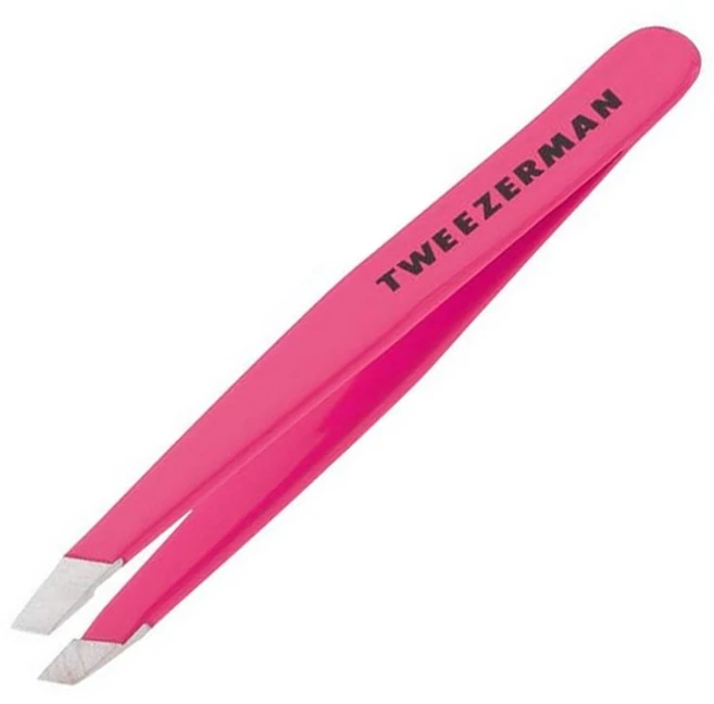 트위저맨 미니 슬랜트 트위저 족집게, 네온핑크, 1개 - 쿠팡