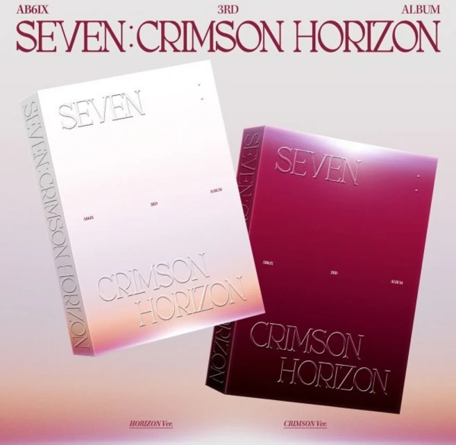 [CD] 에이비식스 (AB6IX) - 3RD ALBUM [SEVEN : CRIMSON HORIZON][PHOTOBOOK VER.][2종 SET] - 쿠팡