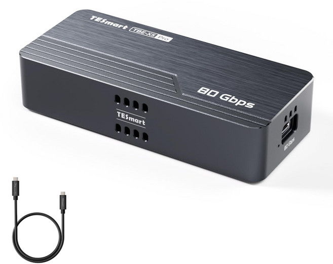 TESmart 80Gbps Thunderbolt5 PCIe5.0 M.2 USB4 V2.0 NVMe SSD Thunderbolt43 USB4 7000Ms 8TB 2280 M-Key