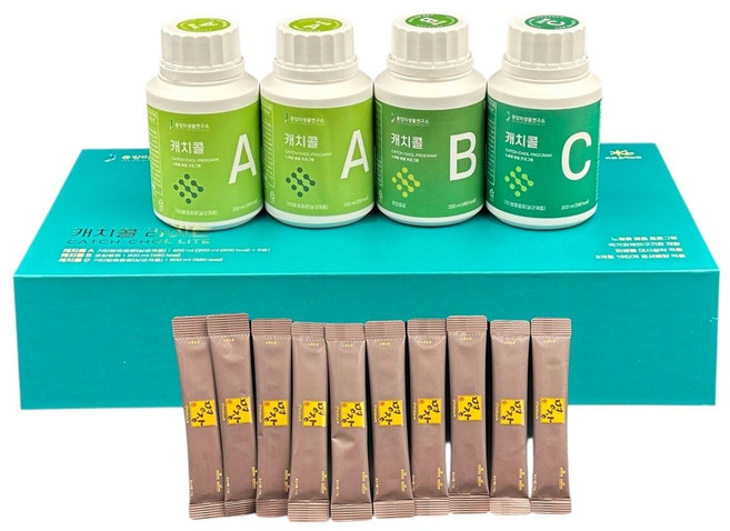 캐치콜라이트 + 명장효소 10포 중앙미생물연구소 비움 프로그램, 1박스, 1회분