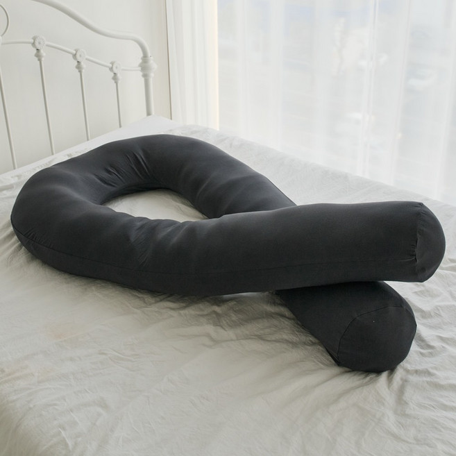 LINU 리누 꿀밤 바디필로우 U자 그란데 특대 사이즈, 차콜