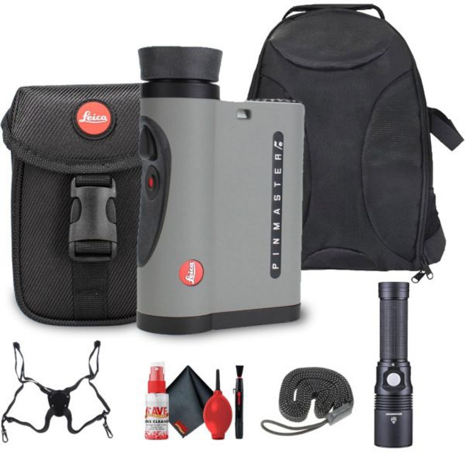 라이카 핀마스터 II 골프 레인지파인더(40533) + 클리닝 키트 렌즈 파우치 캡 키퍼