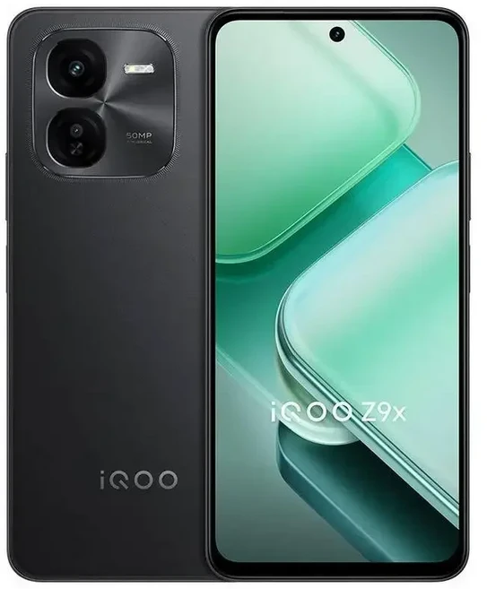 iQOO z9 x z9x 5G 8GB 12GB 램 128GB 256GB 롬 스마트폰 안드로이드 6.72인치 6000mAh 중고폰, 01 China Mainland, 03 8GB 128GB, 02 검정색
