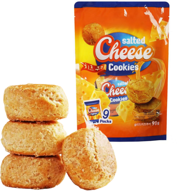 말레이시아 솔티드 치즈쿠키, 2개, 90g