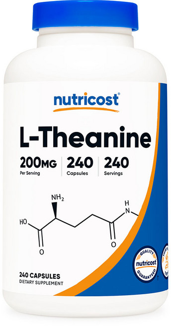 뉴트리코스트 L-테아닌 200mg 캡슐, 240정, 1개