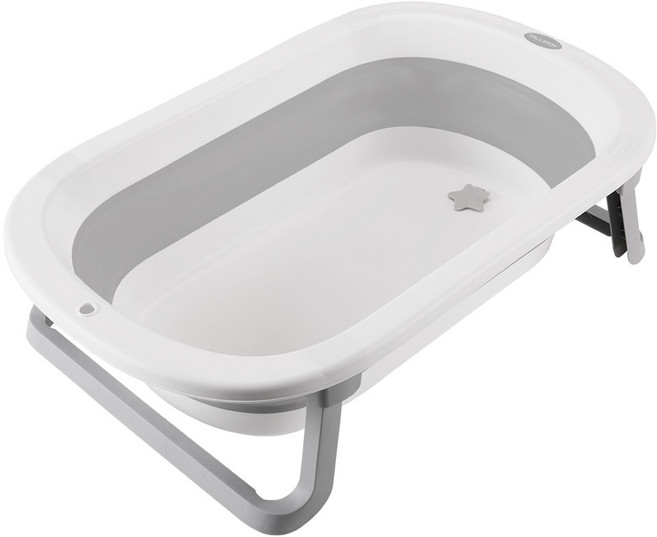 톨스토이 반려동물 접이식 욕조, 1개, 그레이