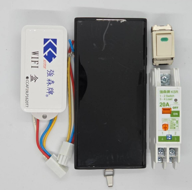 強森牌 RCS遠端遙控節能安全開關搭配WIFI盒 無線遙控, 1套, 1P30 30A